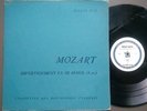 MOZART / TRIO PASQUIER  Rare French LP  DISCOPHILES N° 45