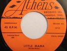 Original Andy Wilson, Little Mama 45, rocker with doo wop flip