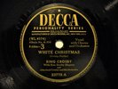 BING CROSBY 78RPM RECORD.. 'White Christmas'  Decca Records #23778