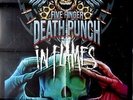 FIVE FINGERS DEATH PUNCH - 2017 - Konzertplakat - In Flames - Tourposter - OB