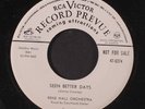 RENE HALL: Seen Better Days / Voodoo Moon 45 (dj, rare) Blues & R&B