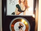 MARIAH CAREY    SIGNED GOLD DISC   DISPLAY(62)