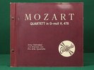 Schnabel, Pro Arte, Mozart G-Min. Quartet, K. 478, Electrola 4 Disc 12