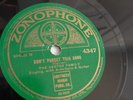 The Carter Family - 78rpm single 10-inch – Zonophone #4347 Don’t Forget This...