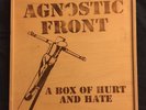Agnostic Front Box of Hurt and Hate Limited edition 1000 wooden boxed sets vinyl