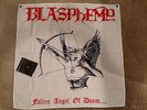 BLASPHEMY - Fallen Angel of Doom.... cloth poster flag/tapestry 36x36 inches