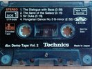 Technics dbx Demo Tape Vol. 2 / Rare Kassette - Made in Japan