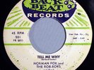 HEAR IT 50's Doo-Wop 45 rpm record Norman Fox & Rob-Roys 