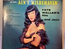 FATS WALLER AIN'T MISBEHAVIN' BETTIE PAGE Bunny Yeager Pinup cover Halo 1957 LP
