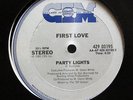 FIRST LOVE-PARTY LIGHTS /DON'T BE AFRAID ON CIM BOOGIE SYNTH 12