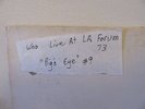 RARE THE WHO WHITE LABEL LP VINYL LIVE AT LA FORUM '73 PIGS EYE #9