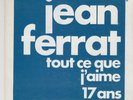 JEAN FERRAT PROMO 45T JUKEBOX rare TOUT CE QUE J'AIME 17 ANS