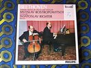 ROSTROPOWITSCH RICHTER BEETHOVEN PIANO CELLO SONATAS PHILIPS 835.182-183 STEREO