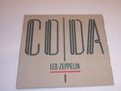 Led Zeppelin Coda 1st Press UK LP A2/B - Embossed Sleeve 1982 - zepplin
