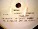 DETROIT TECHNO -  WHITELABEL - The Mathematic Assassins ?– Calculator