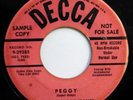 HOLLYWOOD FLAMES 45 Peggy / Ooh la la DECCA (DJ) Doowop ws976
