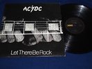 AC/DC Let There Be Rock Rare Black Label Alberts Aussie Vinyl LP Record OOP NM