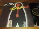 AC/DC POWERAGE Orig '78 Alberts black label 2nd press Maxicut APLP-030 Bon Scott