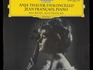 ANJA THAUER FRANCAIX REGER Cello Suite LP DGG SLPM 138 990 TULIP ED1 1966