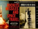 2 LP - ROCKETS MISSILES & SPACE TRAVEL / AMERICAS MEN IN SPACE - PROJECT MERCURY
