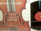 MINT*BLAISE CALAME*VIOLIN*BARTOK/STOCKHAUSEN/BERIO*PAVANE*AUTOGRAPHED