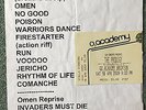 The Prodigy - Setlist & Ticket Stub - Brixton Academy 18/04/09