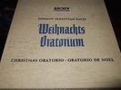 LEHMANN : JS BACH WEIHNACHTS ORATORIUM ORIGINAL 3LP BOX DGG ARCHIV 14101/103 APM