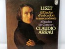Claudio Arrau BOX SET LP Liszt Etudes PHILIPS HOLLAND stereo M-/M-