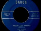 45rpm record ROCK-A-BILLY  RON ALLERS  CARON 8563-8564