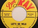 Original Alvie Self, Let's Go Wild 45, rockabilly, like Hardrock Gunter