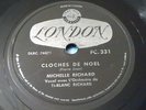 MICHELE RICHARD - CLOCHES DE NOËL - Rare 78 tours - 1955