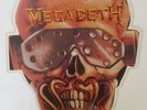 MEGADETH WAKE UP DEAD SKULL SHAPED PICTURE DISC 1987 MINT