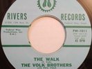 Original the Volk Brothers, the Walk 45, rock rockabilly, autographed