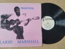 Larry Marshall presenting  very rare silkscreen jamaica  lp