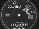 THE ORLONS - Crossfire  / It's No Big Thing. Australian Vinyl 7