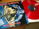 IRON MAIDEN NO PRAYER FOR THE DYING  LP MINT--  RED VINYL