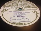 FONOTIPIA- VIOLIN- FRANZ VON VECSEY- LE LUTHIER DE CREMONE/14° CAPRICCIO