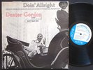 DEXTER GORDON Doin' Allright LP BLUE NOTE 84077 US 1961 Horace Parlan 47 W.63rd