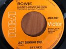 BOWIE - Rebel Rebel / Lady Grinning Soul - RARE EL SALVADOR 45 / David bowie