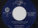 Funk 45 - Joseph Henry - I've Never Found A Girl - Daptone VG+ mp3 2002 release