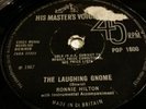 RONNIE HILTON THE LAUGHING GNOME DAVID  BOWIE PENNED 7 INCH VINYL RECORD  RARE