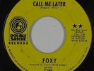 Crossover/Sweet Soul 45 - Foxy - Call Me Later - Double Shot - mp3