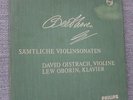 OISTRAKH OISTRACH OBORIN Beethoven Violin Sonatas DUTCH Philips STEREO 4LP Box
