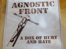 Agnostic Front A Box Of Hurt And Hate   Picture Disc LP Set  NYHC   Cro-mags