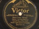 Victor Light Opera Co on 78 rpm Victor 35769: Gems from Sunny/Cocoanuts V