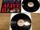 KISS Alive II 1977 UK Double LP Casablanca PYE 1 Trans Red 1Blk Vinyl FAIR/Good+