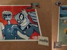 2 x Prodigy Fat Of The Land GB Maxi Posters Album Cover Cartoon Band 1997 RARE