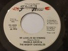 Angela Davis & The Mighty Chevelles FUNK 45 My Love Is So Strong SOUL Listen