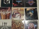 records, misc albums, van halen, journey, areosmith, pink floyd
