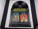 @   SECRET AGENT MEETS THE SAINT-  RECORD ALBUM -TV SHOWS -ROGER MOORE